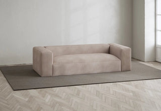 Bulky Manchester | Sofa | 240 cm | 2 Sitzer | Cord | Light Nougat | Layered - GEOSTUDIO