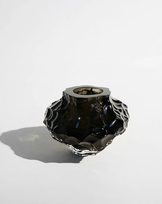 Canyon Vase Mini | Glas | 8cm | New Smoke | Rauch | Hein Studio - GEOSTUDIO