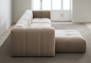 Cecco | Sofa | 324cm | Lounge Links | 3 Sitzer | Velvet | Layered - GEOSTUDIO