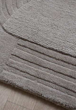 Circular Wool Rug | Teppich | Wolle | 270 cm | 350 cm | Layered - GEOSTUDIO