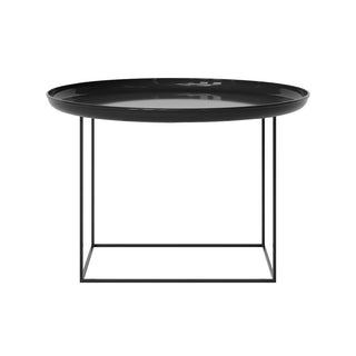 Duke Coffee Table | Beistelltisch | Ø: 70cm | Obsidian | Mineral | Maroon | Stahl | Lackiert | Norr11 - GEOSTUDIO