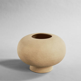 Kabin Vase | Fat | 35 cm | Keramik | Sand | 101 Copenhagen - GEOSTUDIO