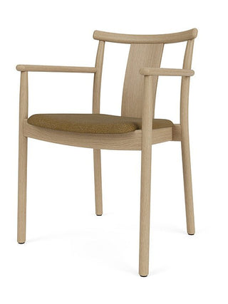 Merkur Dining Chair w/ Armrest | Stuhl mit Armlehne | 78cm | Eiche | Leder | Bouclé | Audo - GEOSTUDIO