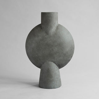 Sphere Vase Bubl | Hexa | 60 cm | Keramik | Dark Grey | Grau | 101 Copenhagen - GEOSTUDIO