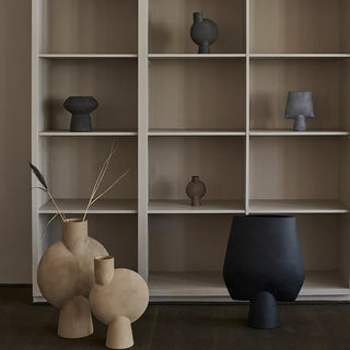 Sphere Vase Bubl | Hexa | 60 cm | Keramik | Sand | 101 Copenhagen - GEOSTUDIO