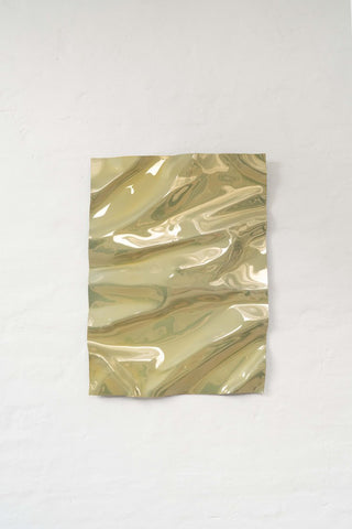 Psychedelic Mirror | Spiegel Kunstwerk | 50x70cm | gold | Caia Leifsdotter - GEOSTUDIO