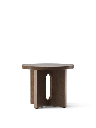 Androgyne Side Table | Beistelltisch | Ø 50cm | Eiche | Nuss | Audo - GEOSTUDIO
