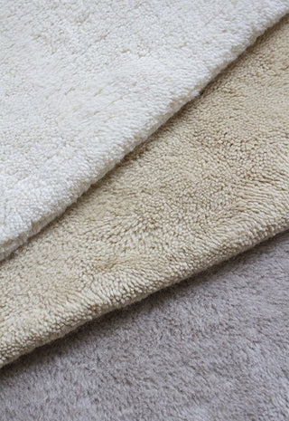 Artisan Wool Rug | Teppich | Weiß | Mustard | Pearl | Layered - GEOSTUDIO