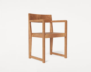 AUSSTELLUNGSSTÜCK Armrest Chair 01 | Stuhl | 81cm | Warm Brown | Birke | Frama - GEOSTUDIO