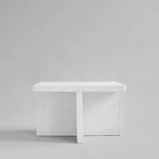 AUSSTELLUNGSSTÜCK Brutus Coffee Table | Couchtisch | 60 cm | Faserbeton | Bone White | Weiß | 101 Copenhagen - GEOSTUDIO