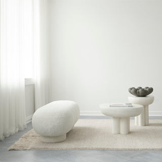 Bloom Tray Big | Schale | 44 cm | Keramik | Bone White | Weiß | Dark Grey | Grau | 101 Copenhagen - GEOSTUDIO