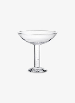 Bubble Glass | Champagne Coupe | Ø: 12,5cm | Plain Top | 2 Stück | Glas | Louise Roe - GEOSTUDIO
