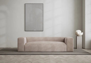 Bulky Manchester | Sofa | 240 cm | 2 Sitzer | Cord | Light Nougat | Layered - GEOSTUDIO