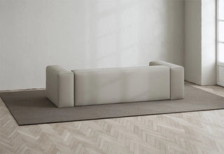 Bulky | Sofa | 240 cm | Leinen Look | Bone White | True Greige | Cold Clay | Layered - GEOSTUDIO
