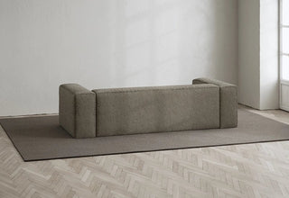 Bulky | Sofa | 240 cm | Shearling | Pearly Off White | Warm Clay | Layered - GEOSTUDIO