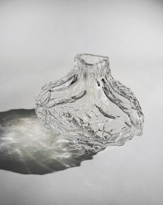 Canyon Vase Large I 23cm I Klar | Glas | Vase I Hein Studio - GEOSTUDIO