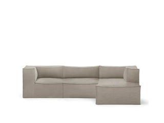 Catena Sofa | Large Combi 2 | 324cm | Cotton Linen | Natural | ferm LIVING - GEOSTUDIO