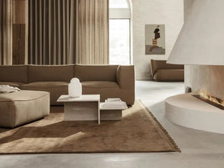 Catena Sofa | Large Combi 2 | 324cm | Cotton Linen | Natural | ferm LIVING - GEOSTUDIO