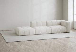 Cecco | Sofa | 297cm | Offen Links | 3 Sitzer | Leinen Look | Layered - GEOSTUDIO