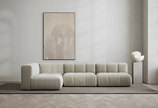 Cecco | Sofa | 304cm | 4 Sitzer | Links Offen | Velvet | Layered - GEOSTUDIO
