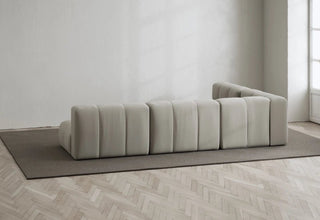 Cecco | Sofa | 304cm | Offen Links | 4 Sitzer | Leinen Look | Layered - GEOSTUDIO