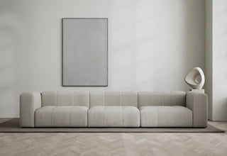 Cecco | Sofa | 324cm | 3 Sitzer | Leinen Look | Layered - GEOSTUDIO