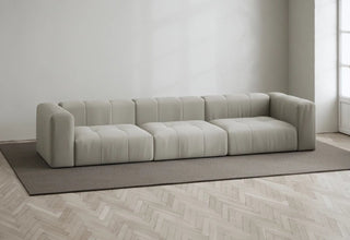 Cecco | Sofa | 324cm | 3 Sitzer | Leinen Look | Layered - GEOSTUDIO
