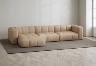 Cecco | Sofa | 324cm | Lounge Links | 3 Sitzer | Leder | Layered - GEOSTUDIO