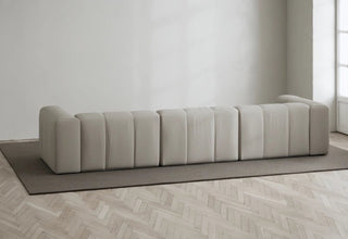 Cecco | Sofa | 324cm | Lounge Links | 3 Sitzer | Leinen Look | Layered - GEOSTUDIO