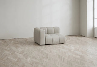 Cecco | Sofa Modul | Links | 117 cm | Leinen Look | Layered - GEOSTUDIO