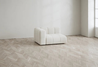 Cecco | Sofa Modul | Links | 117 cm | Leinen Look | Layered - GEOSTUDIO