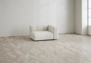 Cecco | Sofa Modul | Rechts | 117 cm | Leinen Look | Layered - GEOSTUDIO