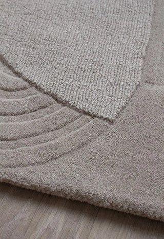 Circular Wool Rug | Teppich | Wolle | 270 cm | 350 cm | Layered - GEOSTUDIO