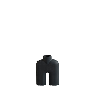 Cobra Tall | Mini | Vase | 23 cm | Keramik | Glasiert | Schwarz | 101 Copenhagen - GEOSTUDIO