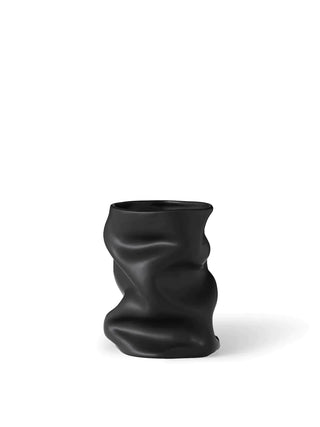 Collapse Vase | 20cm | 30cm | Keramik | Black | White | Audo - GEOSTUDIO