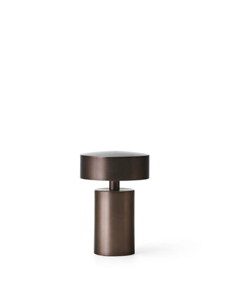 Column Table Lamp | Portable | Tischleuchte | 17.5cm | Aluminium | Brushed | Anodized | LED | menu - GEOSTUDIO