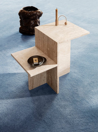 Distinct Side Table | Beistelltisch | 59.5 cm | Travertine | ferm LIVING - GEOSTUDIO
