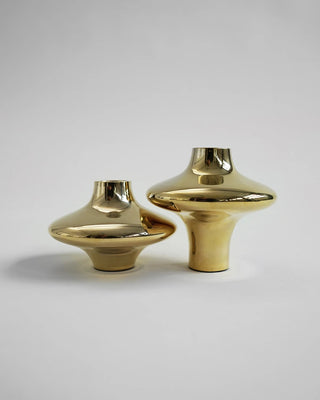 Doublet Candleholder Large | 9,5cm | Messing | Hein Studio - GEOSTUDIO