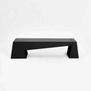 Folded Bench | Sitzbank | 164cm | Stahl | Blau | Schwarz | Outdoor | Project 213A - GEOSTUDIO