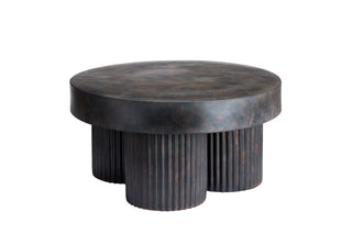 Gear Coffee Table | Couchtisch | Ø70cm | niedrig | Faserbeton | Earth | Kalk-Weiß | NORR11 - GEOSTUDIO