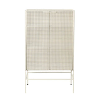 Grid Cabinet | Schrank | 131 cm | Gitter | Beige | Schwarz | Kristina Dam - GEOSTUDIO