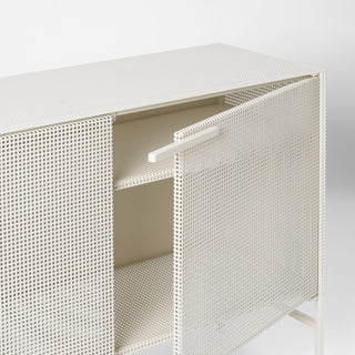 Grid Sideboard | 160 cm | Stahl | Beige | Kristina Dam - GEOSTUDIO