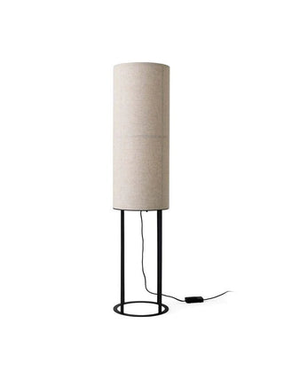 Hashira High Floor Lamp | Stehleuchte | 130 cm | Stahl | Leinen | Weiß | Raw | Audo - GEOSTUDIO