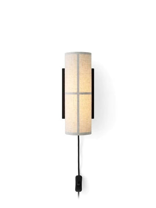 Hashira Wall Lamp | Wandleuchte | 30 cm | Stahl | Leinen | Weiß | Raw | Audo - GEOSTUDIO