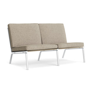 Man Sofa | 2-Sitzer | 132cm | Bouclé | Kvadrat | Grau | Beige | Norr11 - GEOSTUDIO