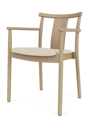 Merkur Dining Chair w/ Armrest | Stuhl mit Armlehne | 78cm | Eiche | Leder | Bouclé | Audo - GEOSTUDIO