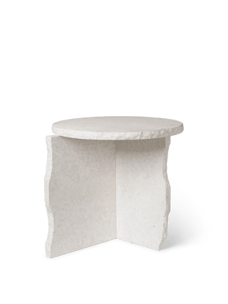 Mineral Sculptural Table | Beistelltisch | 52 cm | Bianco-Curia-Marmor | ferm LIVING - GEOSTUDIO