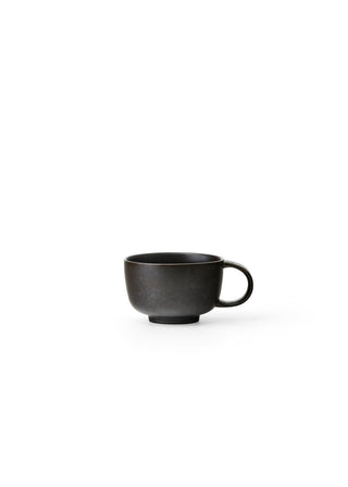 New Norm Cup | NNDW mit Handgriff | 2 Stück | Ø 10 cm | 250 ml | Dunkel | Glasiert | Audo - GEOSTUDIO