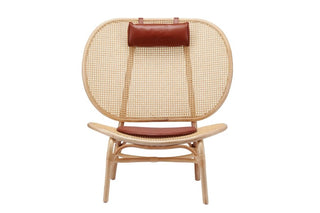 Nomad Chair | Armlehnstuhl | Rattan | Bambus | Cognac | Schwarz | NORR11 - GEOSTUDIO