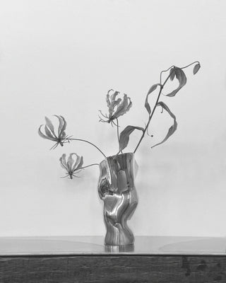 Ostrea 25 Gold I Vase I 25 cm | Messing I Hein Studio - GEOSTUDIO